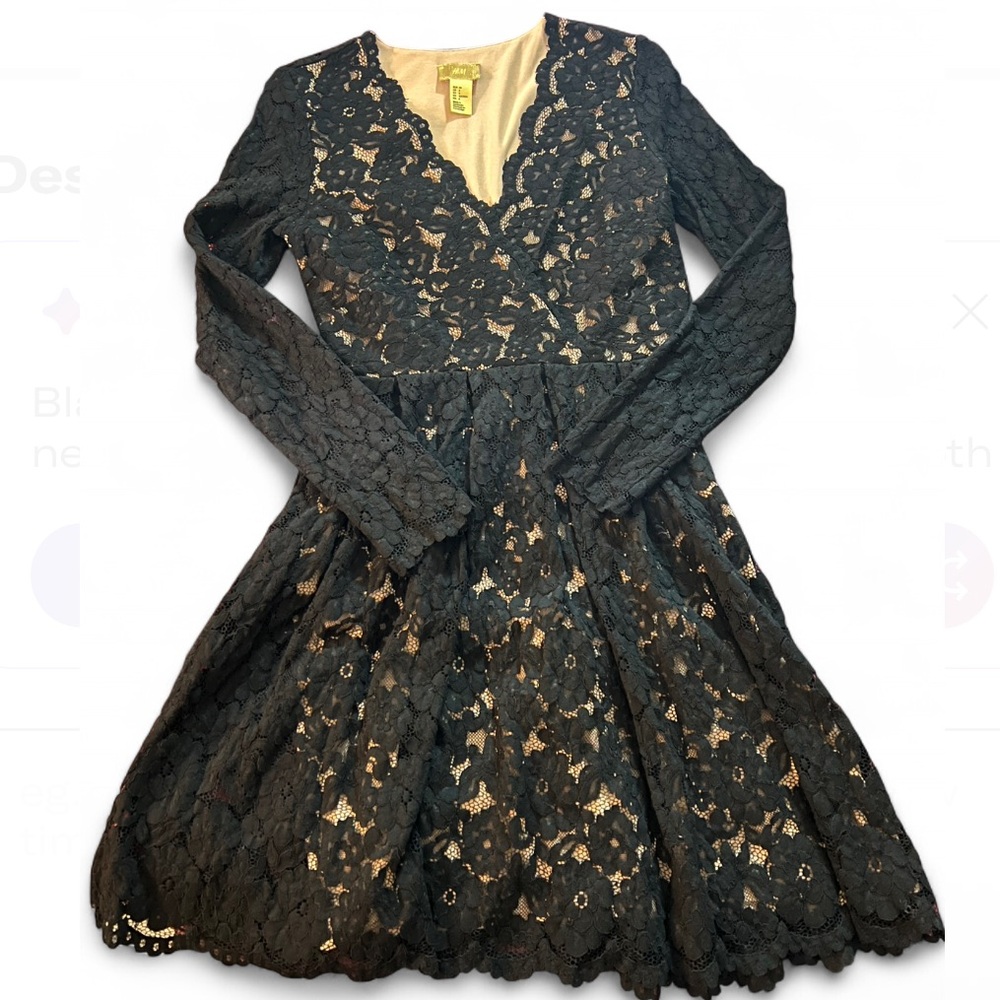 H&M Black Lace Formal Dress